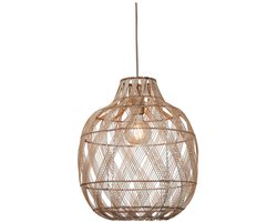 GOOD&MOJO Hanglamp Mendoza - Naturel - Ø40cm - Bohemian - Hanglampen Eetkamer, Slaapkamer, Woonkamer