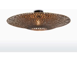GOOD&MOJO Plafonniere Bali - Bamboe - Ø87cm - Scandinavisch,Bohemian