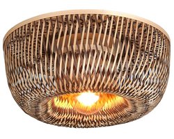 GOOD&MOJO Plafonniere Barbados - Naturel - Ø35cm - Bohemian