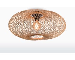 GOOD&MOJO Plafonniere Cango - Bamboe - Ø60cm - Scandinavisch,Bohemian