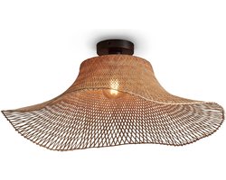 GOOD&MOJO Plafonniere Ibiza - Bamboe - 65x65x20cm -