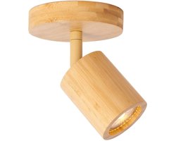 GOOD&MOJO Plafonniere Java - Licht bruin - Ø12x17cm - Modern