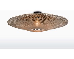 GOOD&MOJO Plafonniere Kalimantan - Bamboe - Ø87cm - Scandinavisch,Bohemian