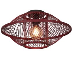 GOOD&MOJO Plafonniere Maui - Bordeaux - Ø50cm - Bohemian