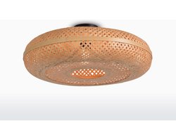 GOOD&MOJO Plafonniere Palawan - Bamboe - Ø60cm - Scandinavisch,Bohemian