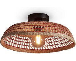 GOOD&MOJO Plafonniere Pantanal - Zeegras/Rood - Ø45cm - Modern