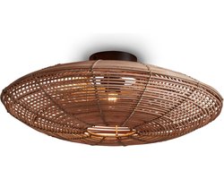 GOOD&MOJO Plafonniere Tanami - Rotan - Ø55cm - Modern