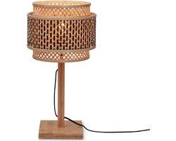GOOD&MOJO Tafellamp Bhutan - Bamboe - 22x22x40cm -
