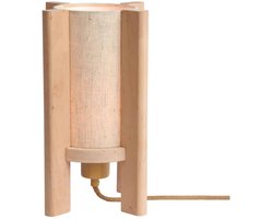 GOOD&MOJO Tafellamp Corsica - Beige - Ø17,5x30cm - Modern
