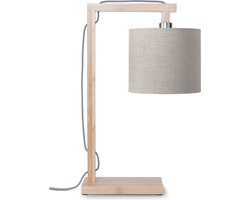 GOOD&MOJO Tafellamp Himalaya - Bamboe/Taupe - 29x18x47cm - Scandinavisch,Bohemian