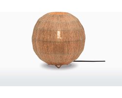 GOOD&MOJO Tafellamp Iguazu - Jute - Ø25cm - Scandinavisch,Bohemian