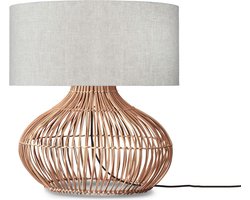 GOOD&MOJO Tafellamp Kalahari - Naturel/Rotan - Ø47cm - Modern