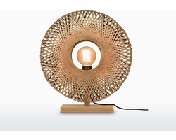GOOD&MOJO Tafellamp Kalimantan - Bamboe - 44x13x50cm - Scandinavisch,Bohemian