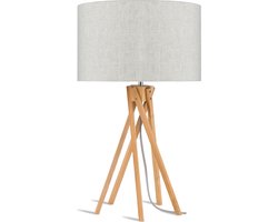 GOOD&MOJO Tafellamp Kilimanjaro - Naturel/Bamboe - Ø32cm - Scandinavisch,Bohemian