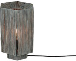 GOOD&MOJO Tafellamp Panama - Lichtgrijs - 36x24x36cm - Bohemian