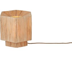 GOOD&MOJO Tafellamp Panama - Naturel - 26x28x26cm - Bohemian