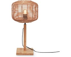 GOOD&MOJO Tafellamp Tanami - Bamboe/Rotan - Ø25cm - Modern