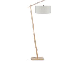 GOOD&MOJO Vloerlamp Andes - Bamboe/Naturel - 72x47x176cm - Scandinavisch,Bohemian - Staande lampen voor Woonkamer - Slaapkamer