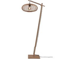 GOOD&MOJO Vloerlamp Cango - Bamboe - 62x40x150cm - - Staande lampen voor Woonkamer - Slaapkamer
