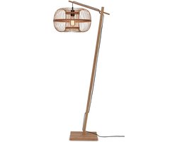 GOOD&MOJO Vloerlamp Hokkaido - Bamboe - 55x38x150cm - Bohemian - Staande lampen voor Woonkamer - Slaapkamer