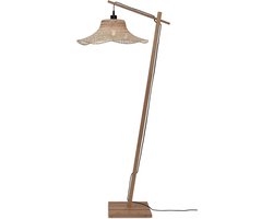 GOOD&MOJO Vloerlamp Ibiza - Bamboe - 77x50x150cm - Bohemian - Staande lampen voor Woonkamer - Slaapkamer