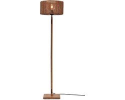 GOOD&MOJO Vloerlamp Iguazu - Bamboe/Jute - Ø30x126cm - - Staande lampen voor Woonkamer - Slaapkamer