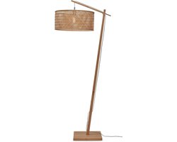 GOOD&MOJO Vloerlamp Java - Bamboe - 75x50x176cm - Bohemian - Staande lampen voor Woonkamer - Slaapkamer