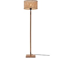 GOOD&MOJO Vloerlamp Java - Bamboe - Ø32cm - Modern - Staande lampen voor Woonkamer - Slaapkamer
