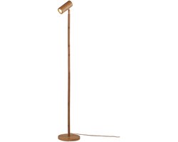 GOOD&MOJO Vloerlamp Java - Naturel - Ø23cm - Bohemian - Staande lampen voor Woonkamer - Slaapkamer