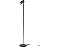 GOOD&MOJO Vloerlamp Java - Zwart - Ø23cm - Bohemian - Staande lampen voor Woonkamer - Slaapkamer