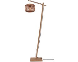GOOD&MOJO Vloerlamp Tanami - Bamboe/Rotan - 55x30x150cm - Modern - Staande lampen voor Woonkamer - Slaapkamer
