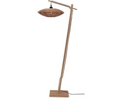 GOOD&MOJO Vloerlamp Tanami - Bamboe/Rotan - 63x40x150cm - Modern - Staande lampen voor Woonkamer - Slaapkamer