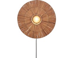 GOOD&MOJO Wandlamp Iguazu - Jute - Ø55cm - Binnen
