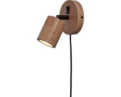 GOOD&MOJO Wandlamp Java - Bamboe - Ø12cm - Binnen Modern