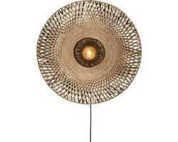 GOOD&MOJO Wandlamp Kalimantan - Bamboe - Ø60cm - Binnen Scandinavisch,Bohemian