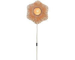 GOOD&MOJO Wandlamp Madura - Naturel - Ø44cm - Binnen Bohemian