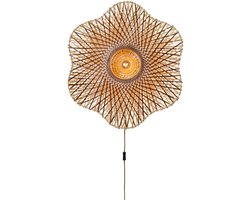 GOOD&MOJO Wandlamp Madura - Naturel - Ø87cm - Binnen Bohemian