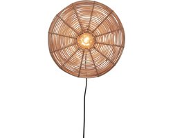 GOOD&MOJO Wandlamp Tanami - Rotan - Ø40cm - Binnen Modern