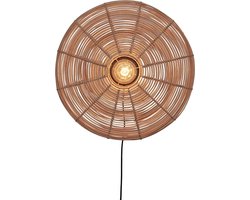 GOOD&MOJO Wandlamp Tanami - Rotan - Ø55cm - Binnen Modern