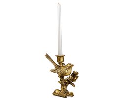 Goodwill Kaarsenhouder Vogel Goud 18.5 cm (zonder kaars)