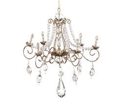 Goodwill KroonLuchter Glas Goud 17 cm