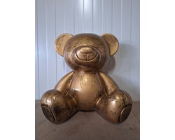 Goodyz - Decoratie - Moderne Beer - Beer - modern - zittend - 35cm hoog - Brons