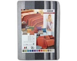 Gooi Gran Foulard Sprei - Sofa-overtrek Bedsprei - Meubels Beschermen - 100% Puur Katoen - 180 x 260 mm - Zwart