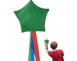 Gooi zakjes kinderen - werp speelgoed - Buiten spelen - Stervormig ontwerp - 10 x 10 cm - Groen