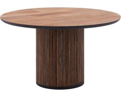 Goossens Adel Eettafel - Hout - 130 x 78 x 130 cm - Rond