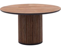 Goossens Adel Eettafel - Hout - 140 x 78 x 140 cm - Rond