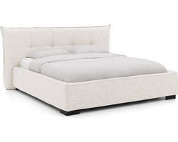 Goossens Bedframe Bolzano, 160 x 200 cm Stof Oasis natural 01