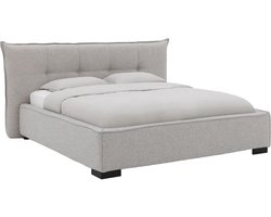Goossens Bedframe Bolzano, 180 x 200 cm Stof Oasis shell 196