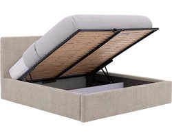 Goossens Bedframe Mysen Incl. Lattenbodems + Opbergruimte lattenbodem 180 x 200 cm