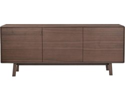 Goossens Dressoir Emilie, 3 Deuren - Hout Noten